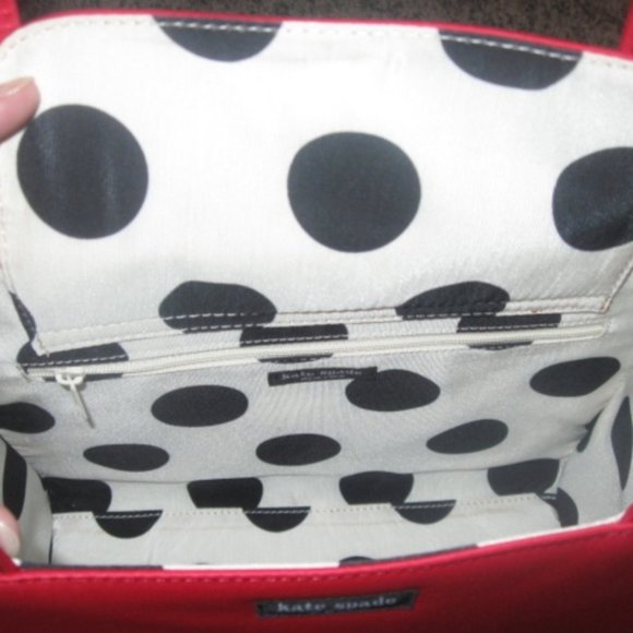 Kate Spade Red Sam With Tab Purse - Picture 4 of 4